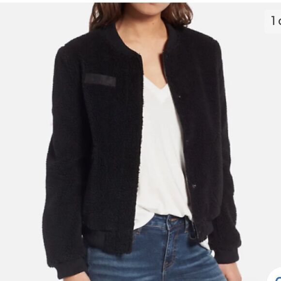 Levi's Teddy Bomber Women's Jacket Size S - Picture 1 of 14